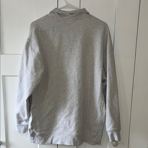 Athleta Women's Gray Zip-Up Sweater - Picture 11 of 11